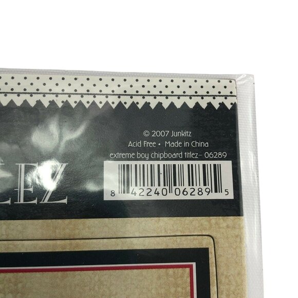 Extreme Boy Chipboard Titlez Stickers Pack Of 6 - Picture 6 of 6